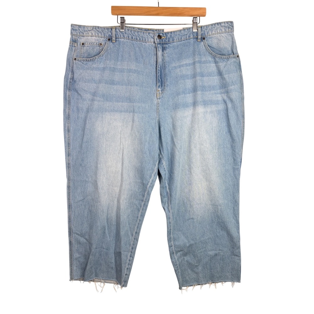 New Future‎ Collective Straight Leg Light Wash Jeans size 24 Blue